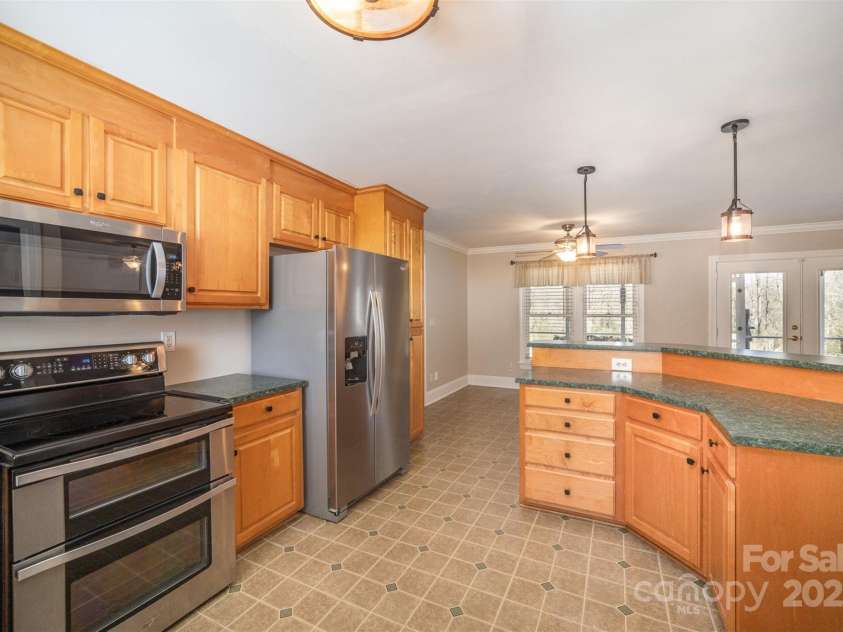 202 Oakwood Street, Stanfield, NC 28163.  MLS# CAR4224991, YatesRealty ID 9104. Kitchen Featuring Newer Stainless Steel Appliances