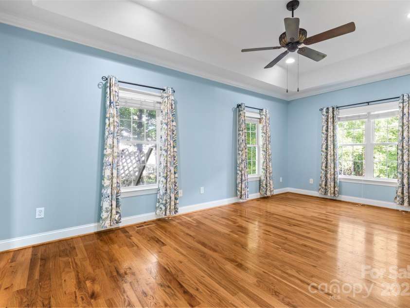 1313 Western Hills Lane, Vale, NC 28168.  MLS# CAR4272544, YatesRealty ID 9105. Tranquil owner’s suite with a walk-in closet, and private ensuite bath