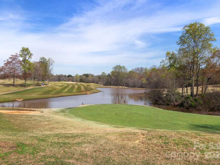 120-C Deer Brook Drive, Shelby, NC 28150.  MLS# CAR4126307, YatesRealty ID 9109. Golf course has several ponds