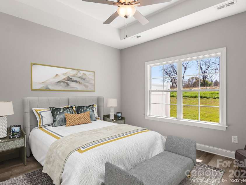 120-C Deer Brook Drive, Shelby, NC 28150.  MLS# CAR4126307, YatesRealty ID 9109. Primary bedroom (countertops,flooring, finishes may vary)