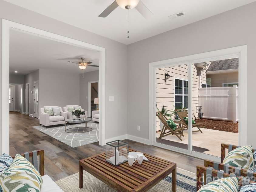 120-C Deer Brook Drive, Shelby, NC 28150.  MLS# CAR4126307, YatesRealty ID 9109. Sunroom (countertops,flooring, finishes may vary)