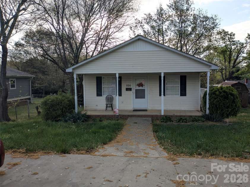 826 Second Street, Kings Mountain, NC 28086.  MLS# CAR4365394, YatesRealty ID 9109. 