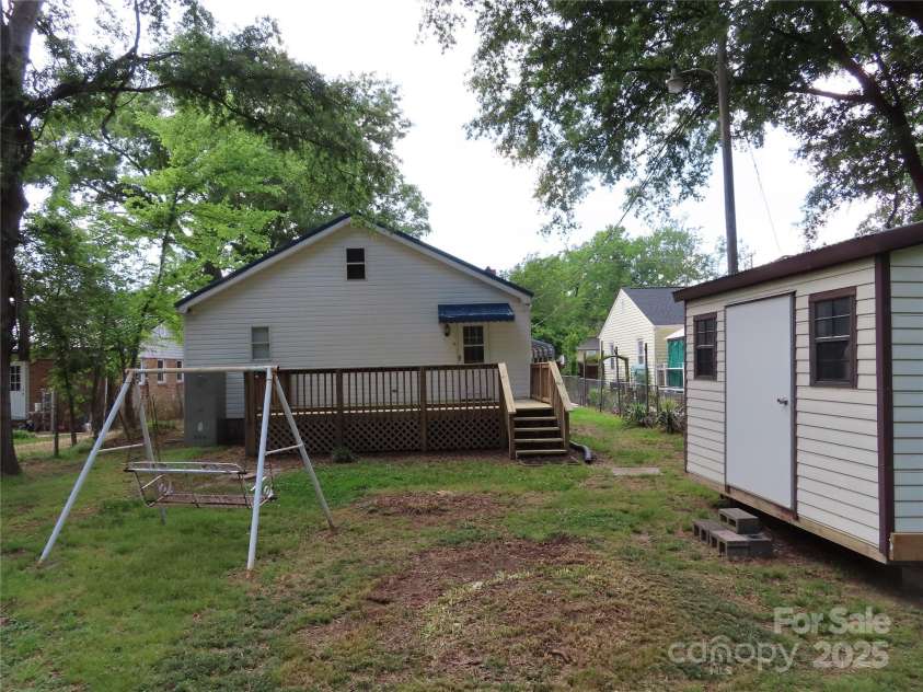 617 Jones Avenue, Rock Hill, SC 29730.  MLS# CAR4250696, YatesRealty ID 9112. Looking at the house from the back yard
