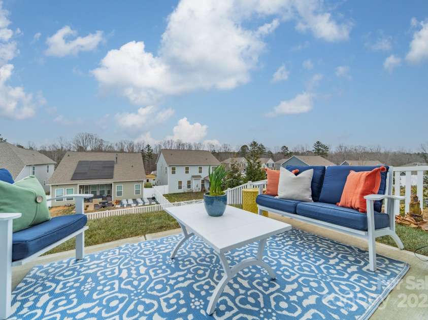 172 Longleaf Drive, Mooresville, NC 28117.  MLS# CAR4215780, YatesRealty ID 9118. Back Patio