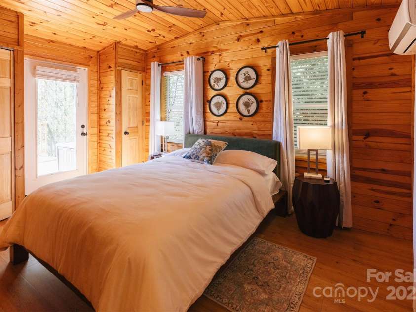 375 Sheppard Branch Road, Weaverville, NC 28787.  MLS# CAR4228322, YatesRealty ID 9134. Primary bedroom