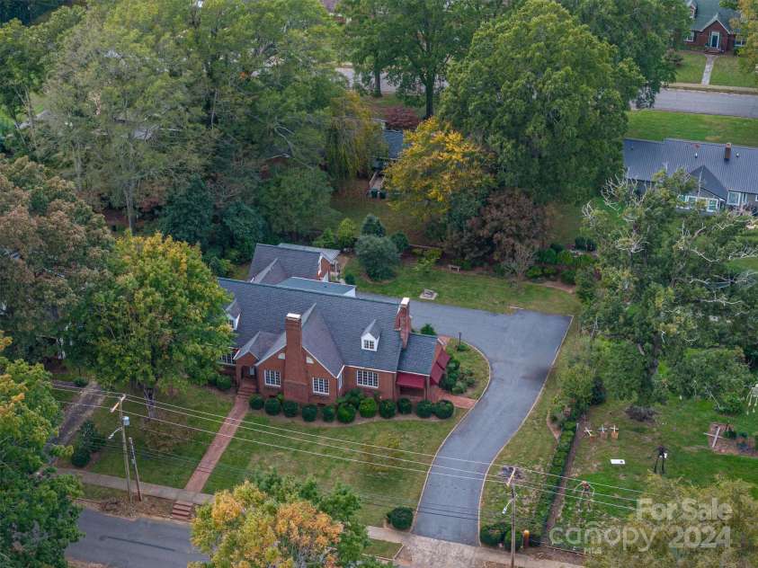 424 College Avenue, Newton, NC 28658.  MLS# CAR4189231, YatesRealty ID 9142. Aerial View