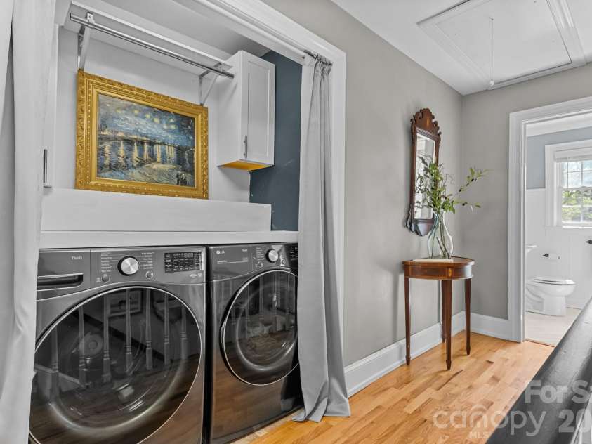 211 Dutchman Creek Road, Elkin, NC 28621.  MLS# CAR4363147, YatesRealty ID 9143. Upstairs laundry
