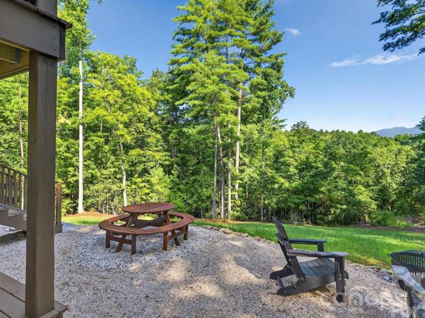 217 Sycamore Drive, Nebo, NC 28761.  MLS# CAR4364712, YatesRealty ID 9148. Backyard View