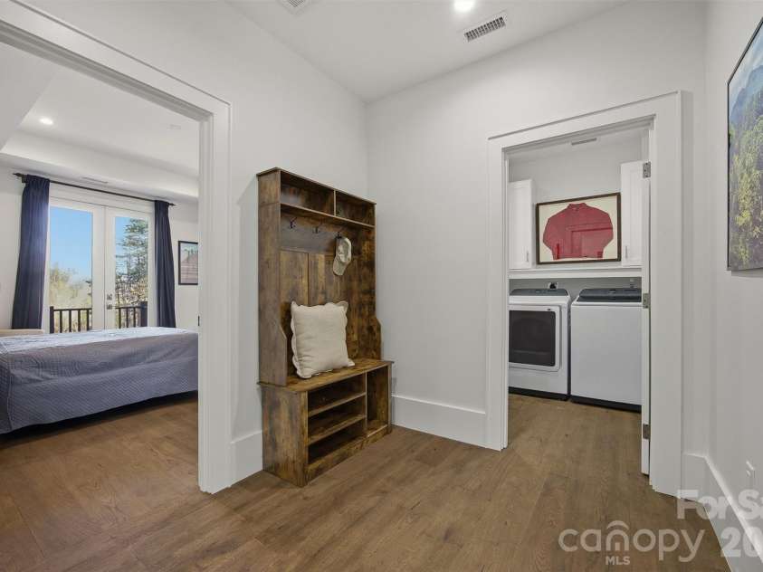 217 Sycamore Drive, Nebo, NC 28761.  MLS# CAR4364712, YatesRealty ID 9148. Laundry Room off Main Bedroom