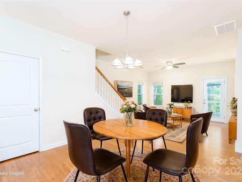 162 Limerick Road, Mooresville, NC 28115.  MLS# CAR4242807, YatesRealty ID 9150. Virtually staged dining and livng