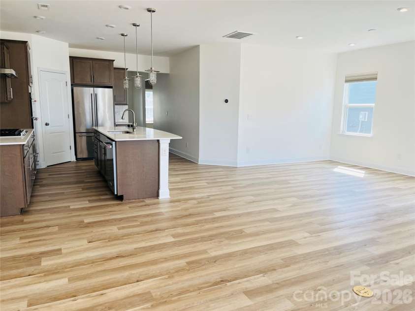 1111 Kalli Drive, Matthews, NC 28104.  MLS# CAR4360070, YatesRealty ID 9154. Kitchen View with Dinning Area