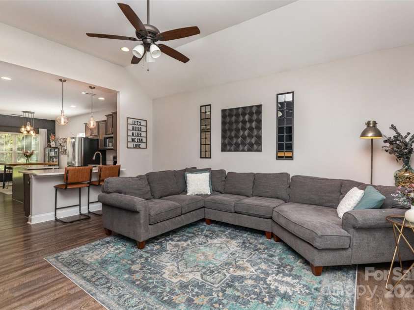 135 Westerwood Drive, Rock Hill, SC 29732.  MLS# CAR4250080, YatesRealty ID 9159. Living room that is open to the kitchen.