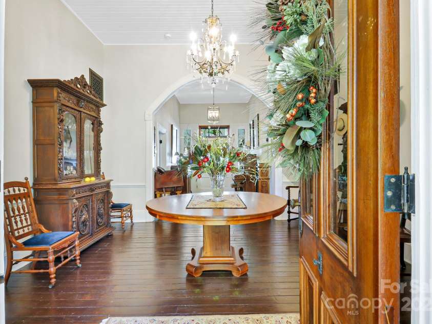 131 Pritchard Street, Bluffton, SC 29910.  MLS# CAR4214365, YatesRealty ID 916. Grand hall/foyer entrance, formerly the dining and living area 