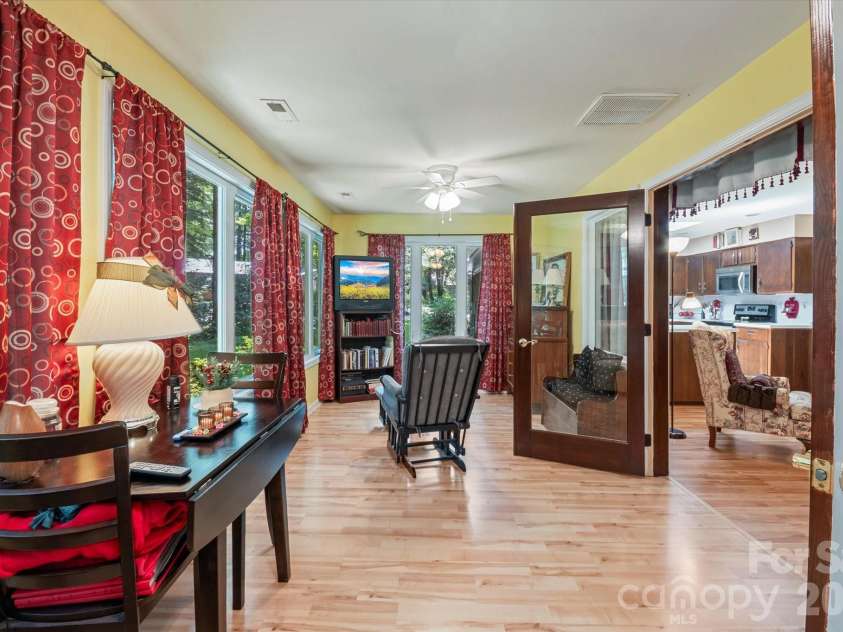 106 Laurel Lane, Etowah, NC 28729.  MLS# CAR4354319, YatesRealty ID 9161. 4 Season sunroom