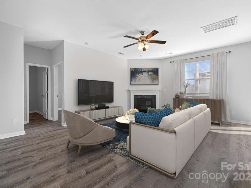 1628 Savory Lane, Charlotte, NC 28216.  MLS# CAR4319822, YatesRealty ID 9174. Virtually Staged