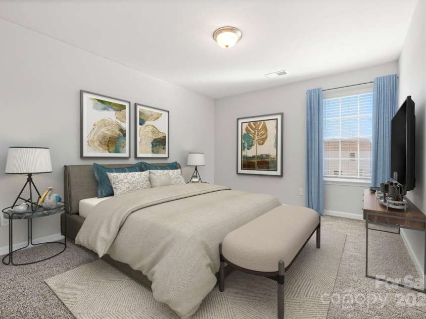 1628 Savory Lane, Charlotte, NC 28216.  MLS# CAR4319822, YatesRealty ID 9174. Virtually Staged