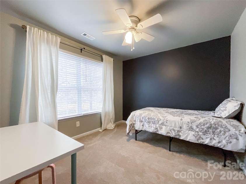 2005 Blue Iris Drive, Matthews, NC 28104.  MLS# CAR4350596, YatesRealty ID 9174. Bedroom 2 