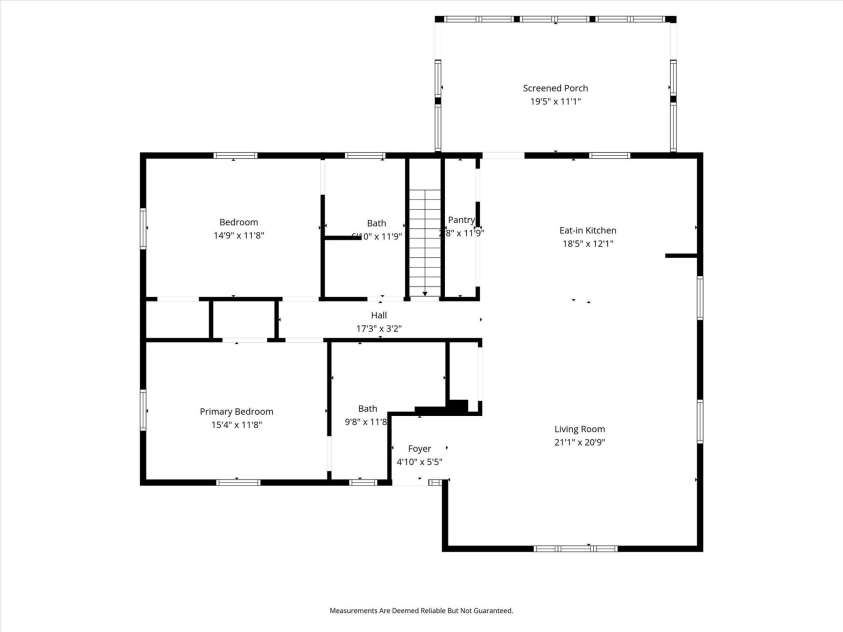 4716 Bert Huffman Drive, Granite Falls, NC 28630.  MLS# CAR4356442, YatesRealty ID 9177. Main level 