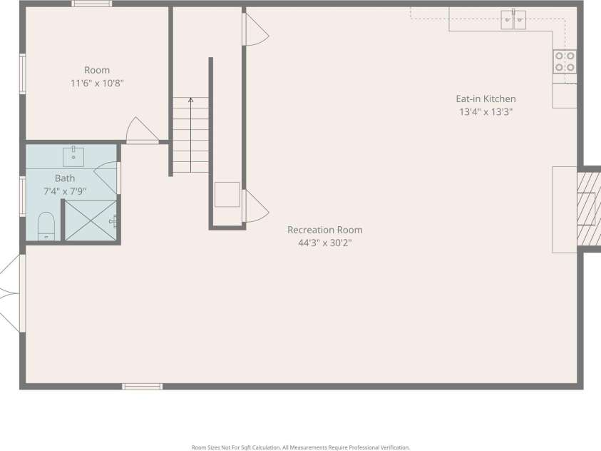 4775 US Highway 601 Highway, Concord, NC 28025.  MLS# CAR4337711, YatesRealty ID 9186. Floorplan - basement