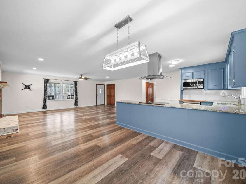4775 US Highway 601 Highway, Concord, NC 28025.  MLS# CAR4337711, YatesRealty ID 9186. Spacious & open floorplan viewed from dining area