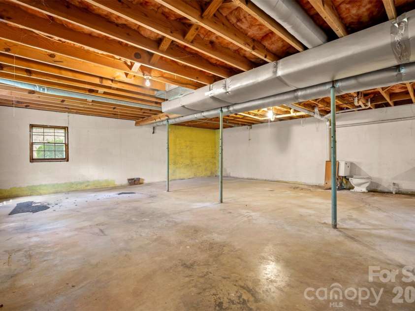 215 Windover Drive, Forest City, NC 28043.  MLS# CAR4362874, YatesRealty ID 9191. Basement