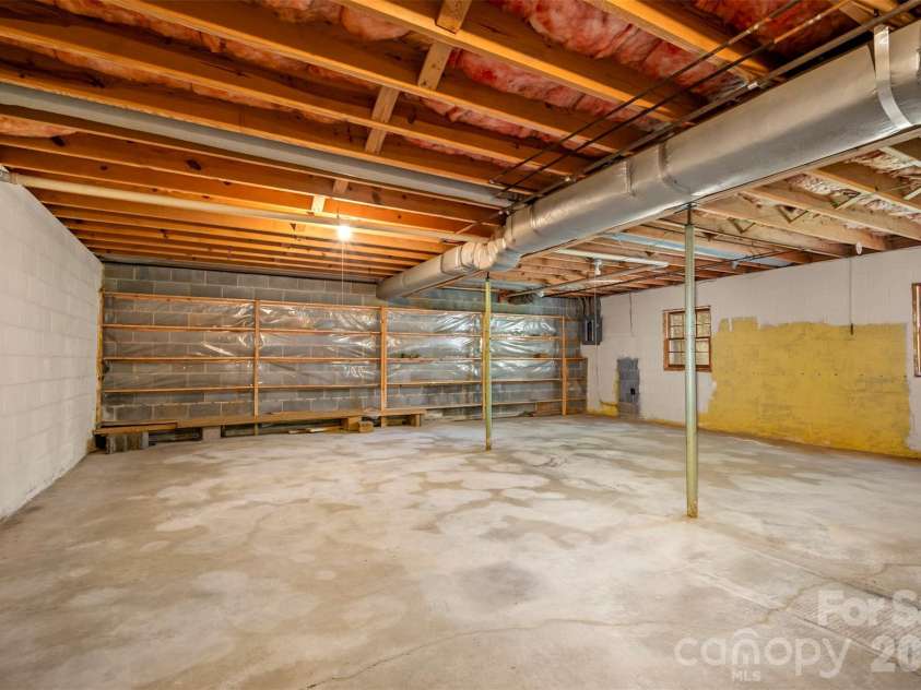 215 Windover Drive, Forest City, NC 28043.  MLS# CAR4362874, YatesRealty ID 9191. Basement