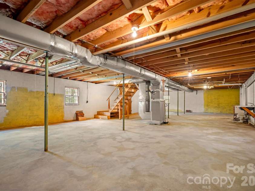 215 Windover Drive, Forest City, NC 28043.  MLS# CAR4362874, YatesRealty ID 9191. Basement