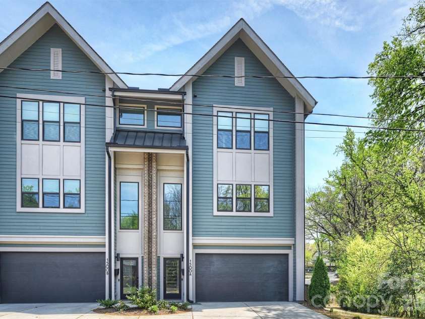 1500 Hawthorne Lane, Charlotte, NC 28205.  MLS# CAR4364740, YatesRealty ID 9199. Front Elevation