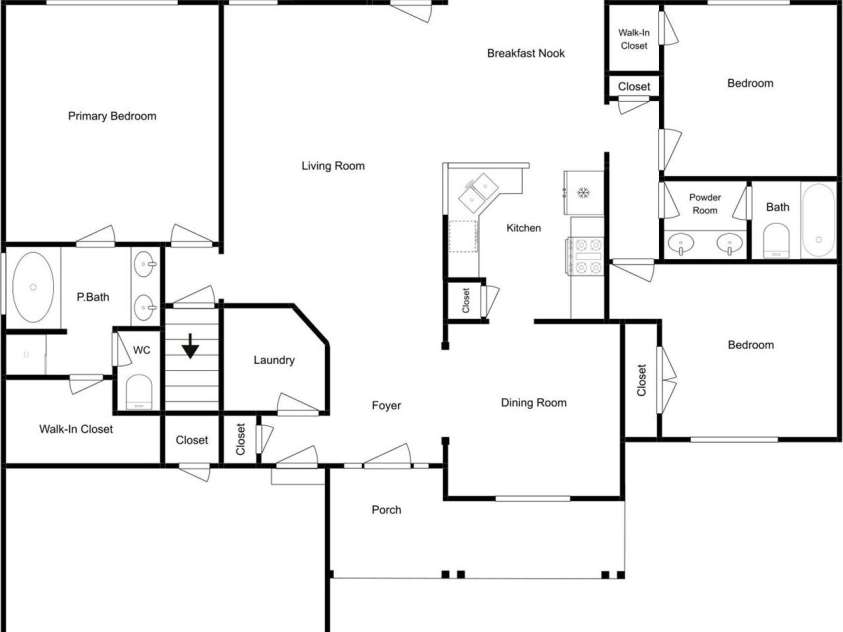 1004 Sentinel Drive, Indian Trail, NC 28079.  MLS# CAR4366456, YatesRealty ID 9202. 