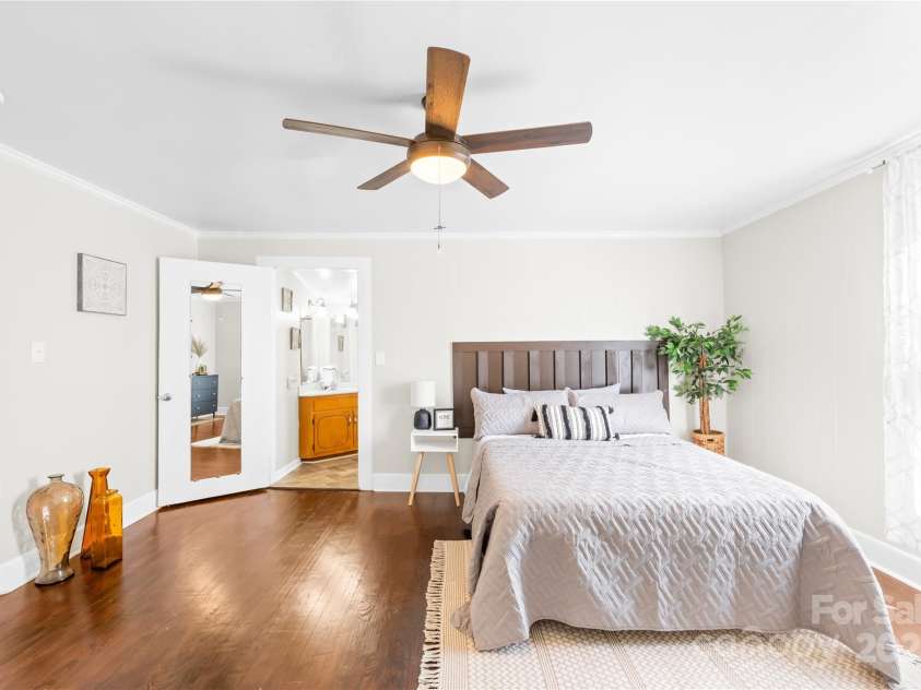 406 Gaston Street, Dallas, NC 28034.  MLS# CAR4249634, YatesRealty ID 9204. Primary Bedroom