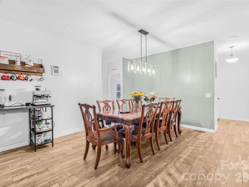 2235 Sandy Ridge Church Road, Morven, NC 28119.  MLS# CAR4408196, YatesRealty ID 9206. Dining room