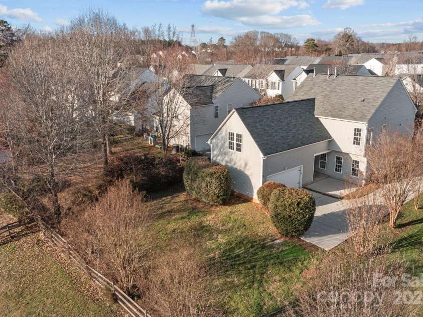 7007 Church Wood Lane, Huntersville, NC 28078.  MLS# CAR4221058, YatesRealty ID 9208. Aerial View