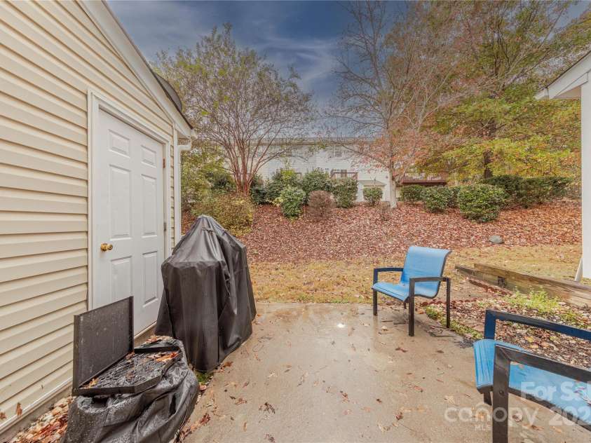 1581 Maypine Commons Way, Rock Hill, SC 29732.  MLS# CAR4307563, YatesRealty ID 922. Storage closet in backyard