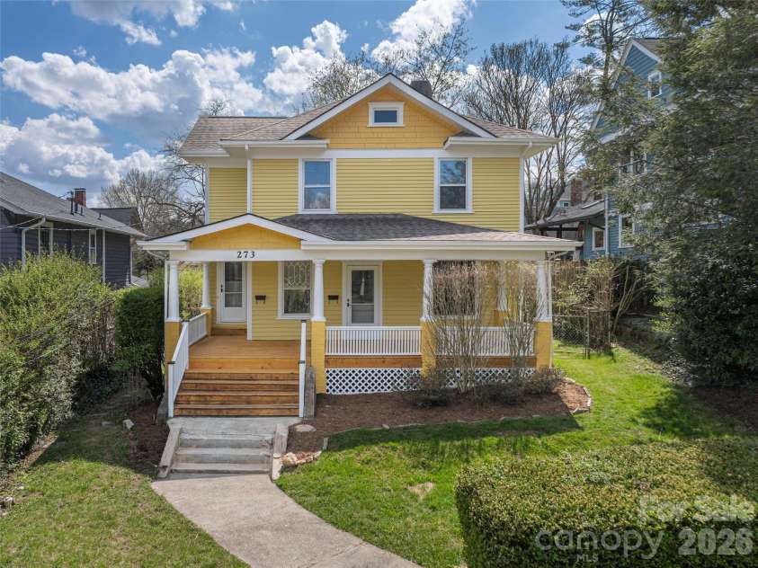 273 Hillside Street, Asheville, NC 28801.  MLS# CAR4366183, YatesRealty ID 9221. 