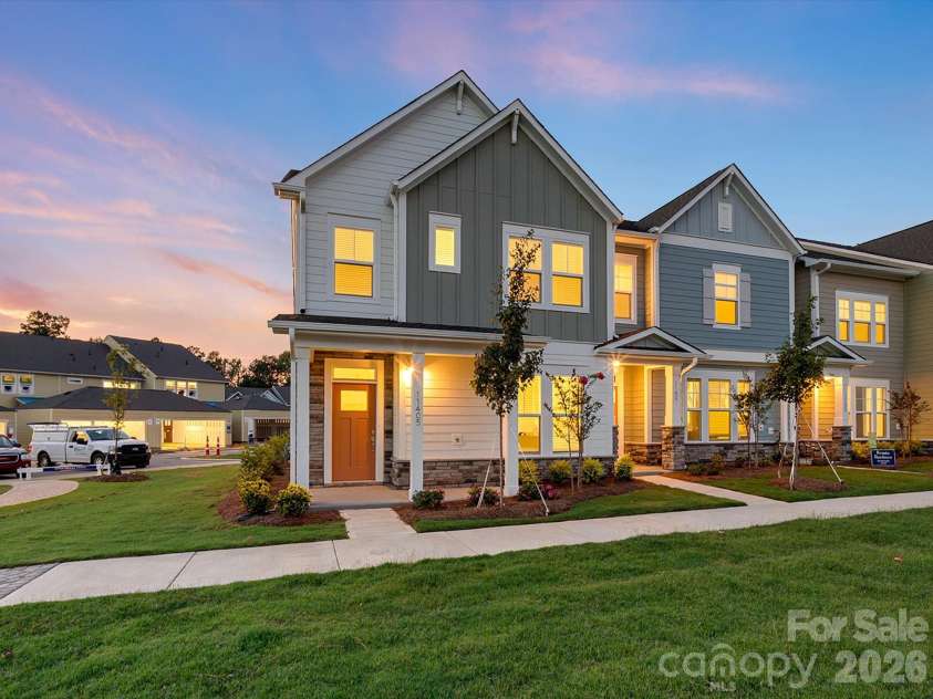 11405 Prosperity Church Road, Huntersville, NC 28078.  MLS# CAR4366863, YatesRealty ID 9235. Exterior - End Unit