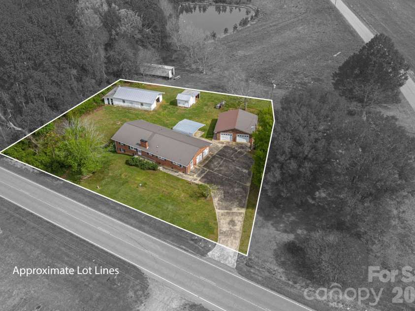 7448 NC 27 Highway, Vale, NC 28168.  MLS# CAR4366894, YatesRealty ID 9236. 