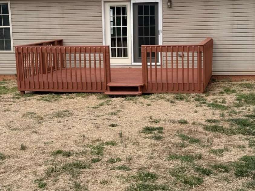 1160 Fox Chase Court, Salisbury, NC 28146.  MLS# CAR4345164, YatesRealty ID 9243. Fresh Pain on Deck
