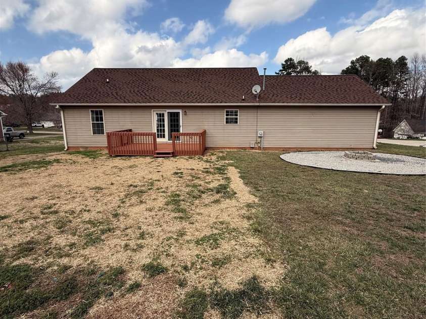 1160 Fox Chase Court, Salisbury, NC 28146.  MLS# CAR4345164, YatesRealty ID 9243. Fresh paint on Deck