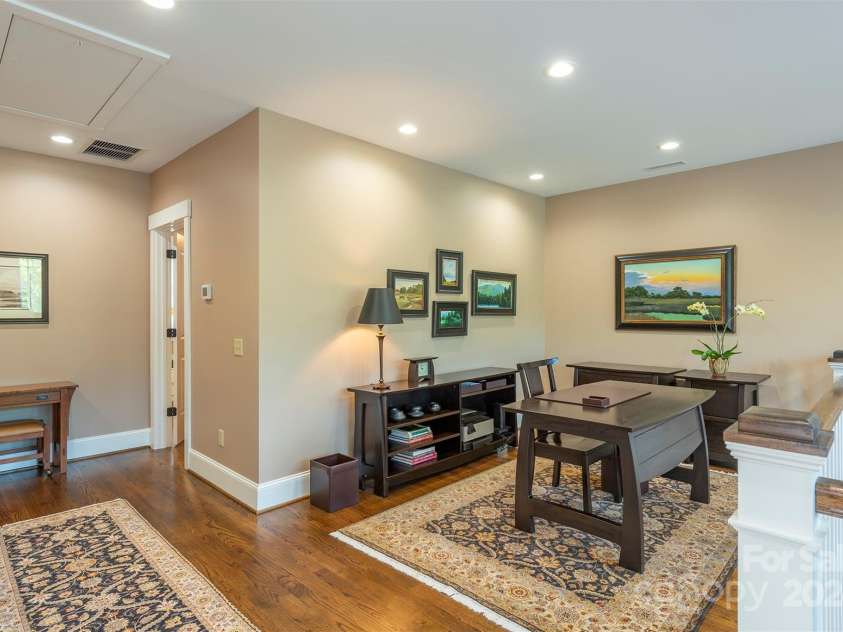 13 Fitzgerald Road, Black Mountain, NC 28711.  MLS# CAR4176177, YatesRealty ID 9244. Office area, open to below.