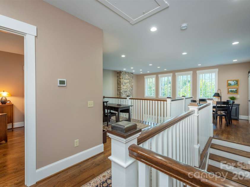 13 Fitzgerald Road, Black Mountain, NC 28711.  MLS# CAR4176177, YatesRealty ID 9244. Top floor game area and office.