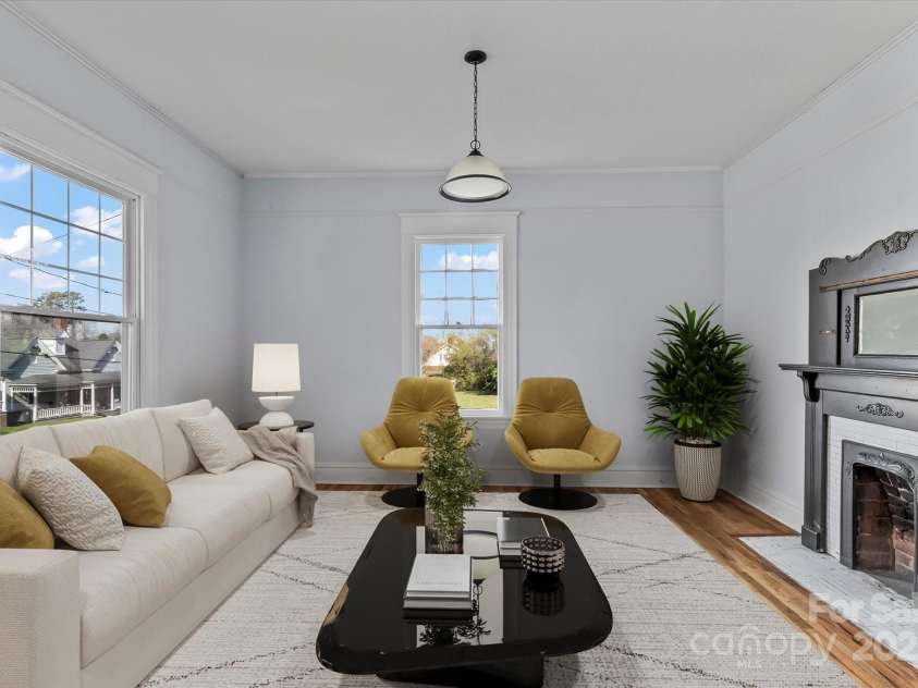 126 Henderson Street, Salisbury, NC 28144.  MLS# CAR4240582, YatesRealty ID 9261. STAGING PHOTO