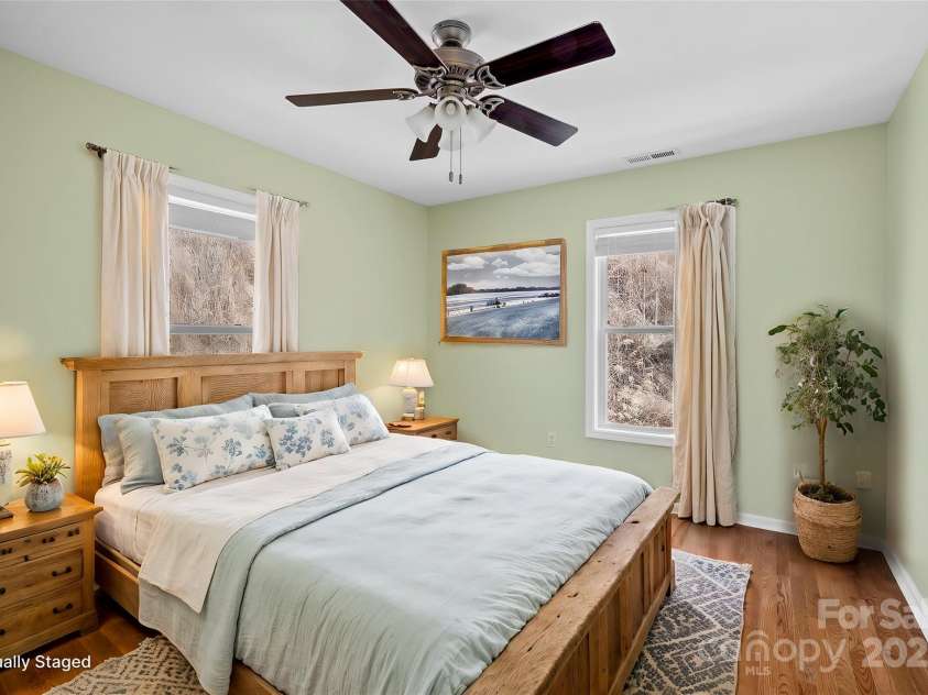 272 Paint Fork Road, Barnardsville, NC 28709.  MLS# CAR4225588, YatesRealty ID 9264. Bedroom #3-Virtually Staged