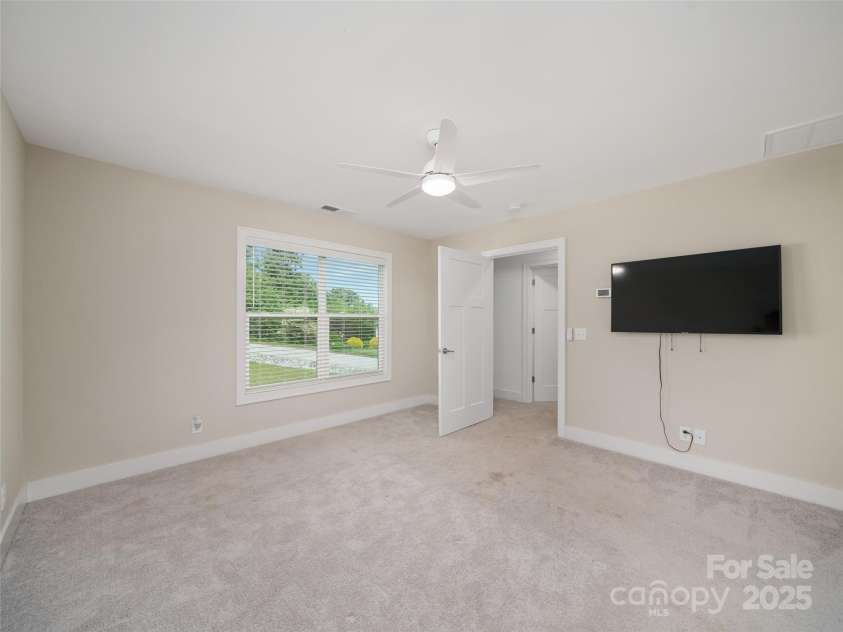 241 Millbrae Loop, Hendersonville, NC 28791.  MLS# CAR4266188, YatesRealty ID 9271. Upper Level Bedroom with ensuite Full Bath
