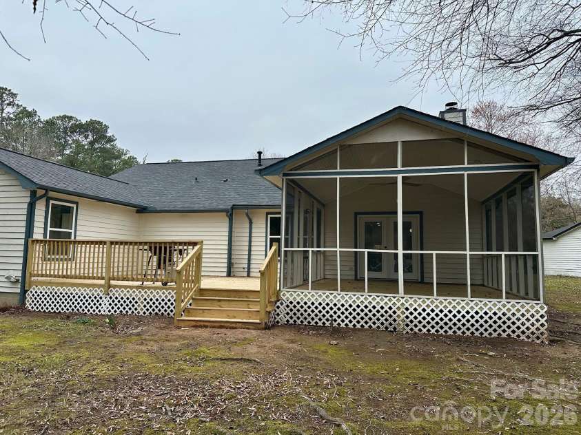 7159 Moss Point Drive, Charlotte, NC 28277.  MLS# CAR4352203, YatesRealty ID 9278. Exterior rear