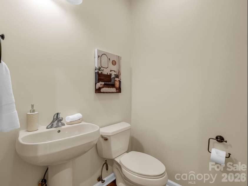 25 Coldwater Lane, Laurel Park, NC 28739.  MLS# CAR4350806, YatesRealty ID 9283. Half Bathroom on Main Level