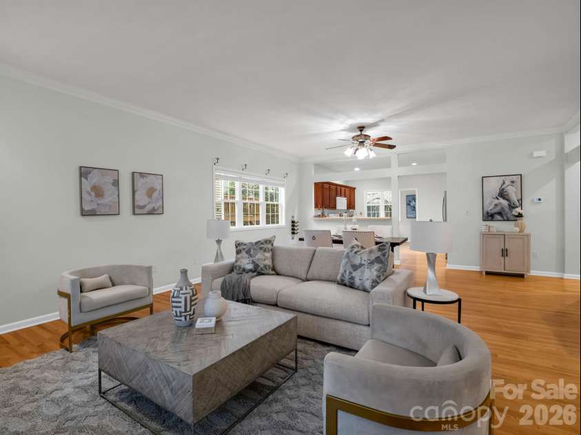 25 Coldwater Lane, Laurel Park, NC 28739.  MLS# CAR4350806, YatesRealty ID 9283. Nice open floor plan with a great flow into the dining area and kitchen.