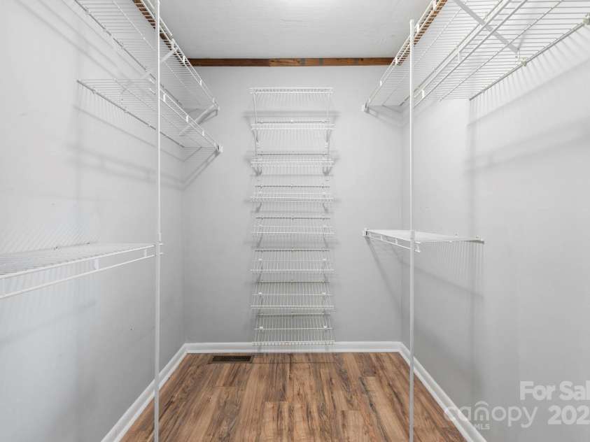 2149 Williamson Creek Road, Pisgah Forest, NC 28768.  MLS# CAR4318546, YatesRealty ID 9284. Walk in closet