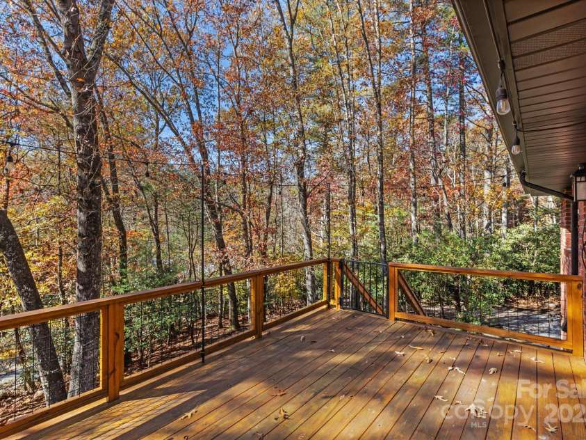 2149 Williamson Creek Road, Pisgah Forest, NC 28768.  MLS# CAR4318546, YatesRealty ID 9284. Welcoming front deck
