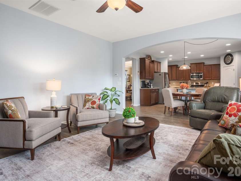 3020 Sewee Lane, Waxhaw, NC 28173.  MLS# CAR4356539, YatesRealty ID 9285. Another view of spacious LR