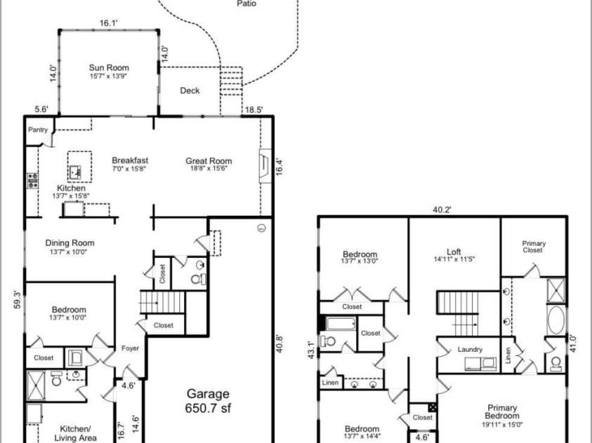 3020 Sewee Lane, Waxhaw, NC 28173.  MLS# CAR4356539, YatesRealty ID 9285. Floorplan for 3020 Sewee